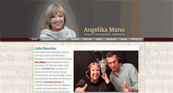 Desktop Screenshot of angelika-mann.de