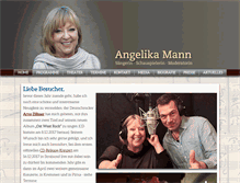 Tablet Screenshot of angelika-mann.de